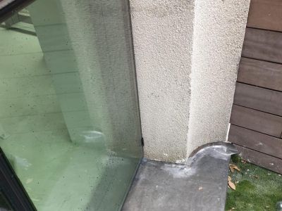 Remise en état d’un terrasson zinc suite à de forte intempérie