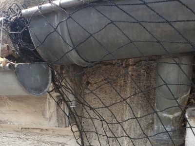 Remplacement d’une descente d’eau pluvial a la corde